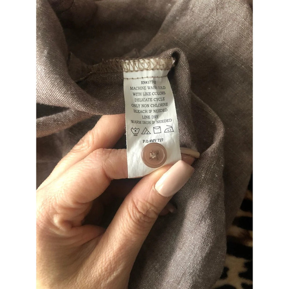 SOBRINO Short Sleeve Button front Shirt Mens Size L - Picture 4 of 6